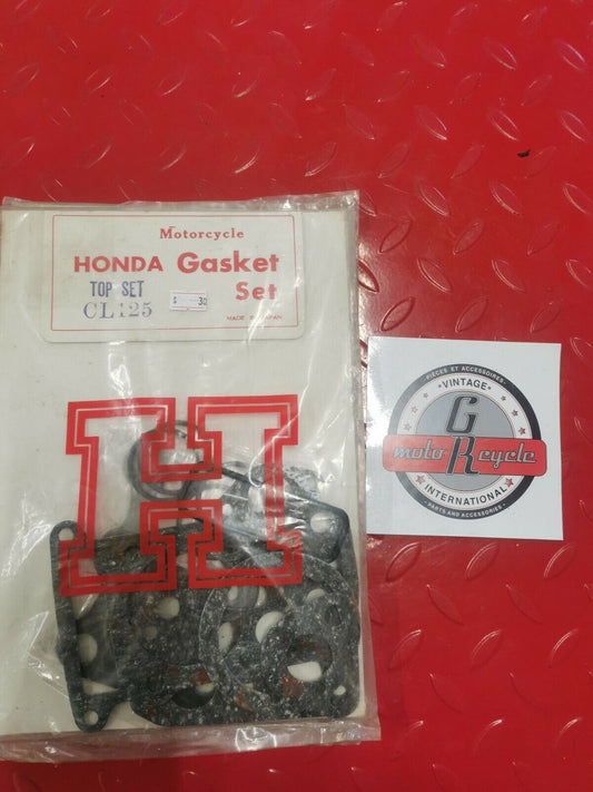 NOS Honda 125cc CL125 CD125 TOP SET GASKET KIT H2