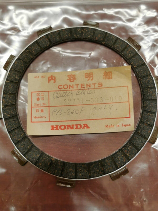 NOS Honda CB350F CB350F1 CLUTCH FRICTION DISK 22201-333-010 H63
