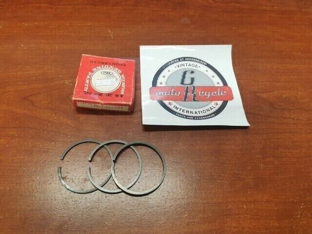 NOS Honda XL100 K0 K1 PISTON RING SET 0.25 13021-364-000 H78