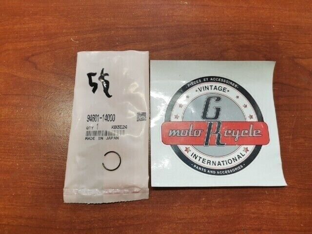 NOS Honda ATC90 CL100 CM200T CR125R PISTON PIN CLIP 94601-14000 H78