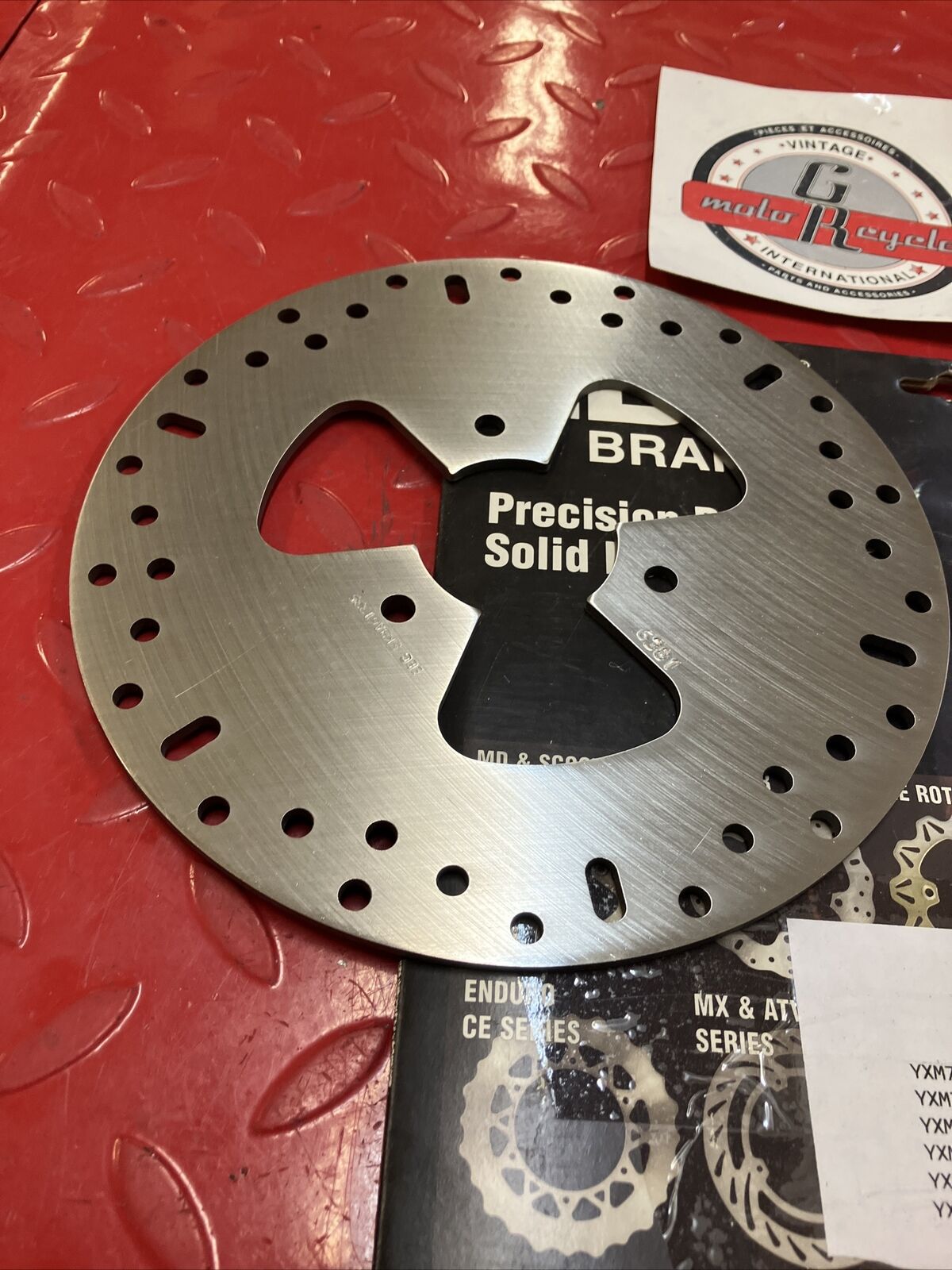 NOS Yamaha YXM700 Viking 2015 2016 brake disk rotor EBC MD6381D J1