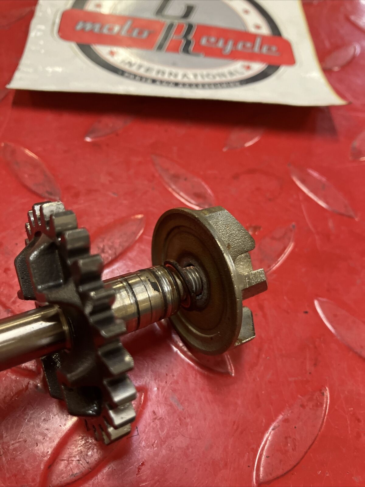 Honda CR80R 1990 waterpump water pump shaft gear impeller 19230-GC4-730 3