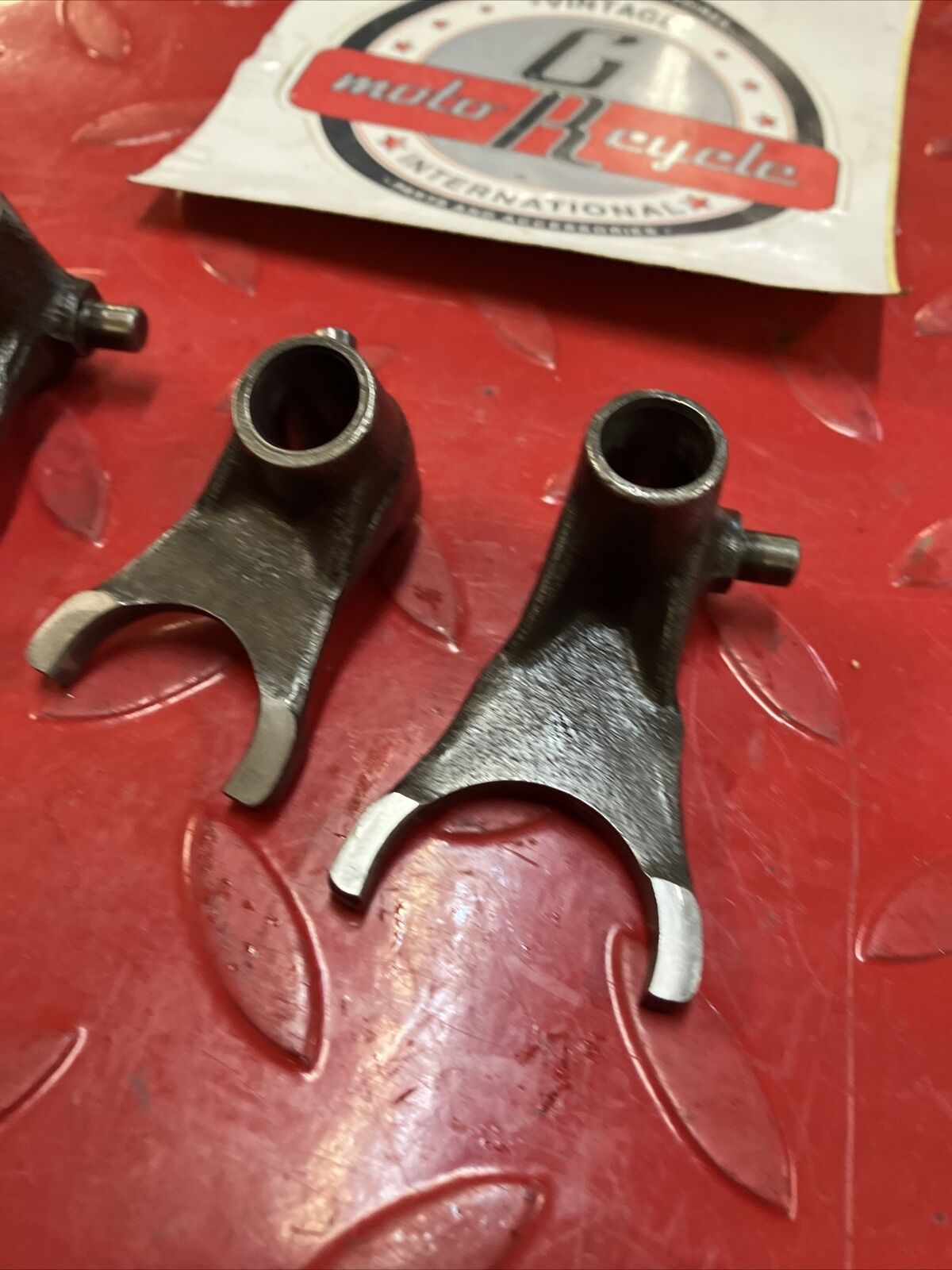 Honda CR80R 1990 transmission gearshift gear shift forks 4