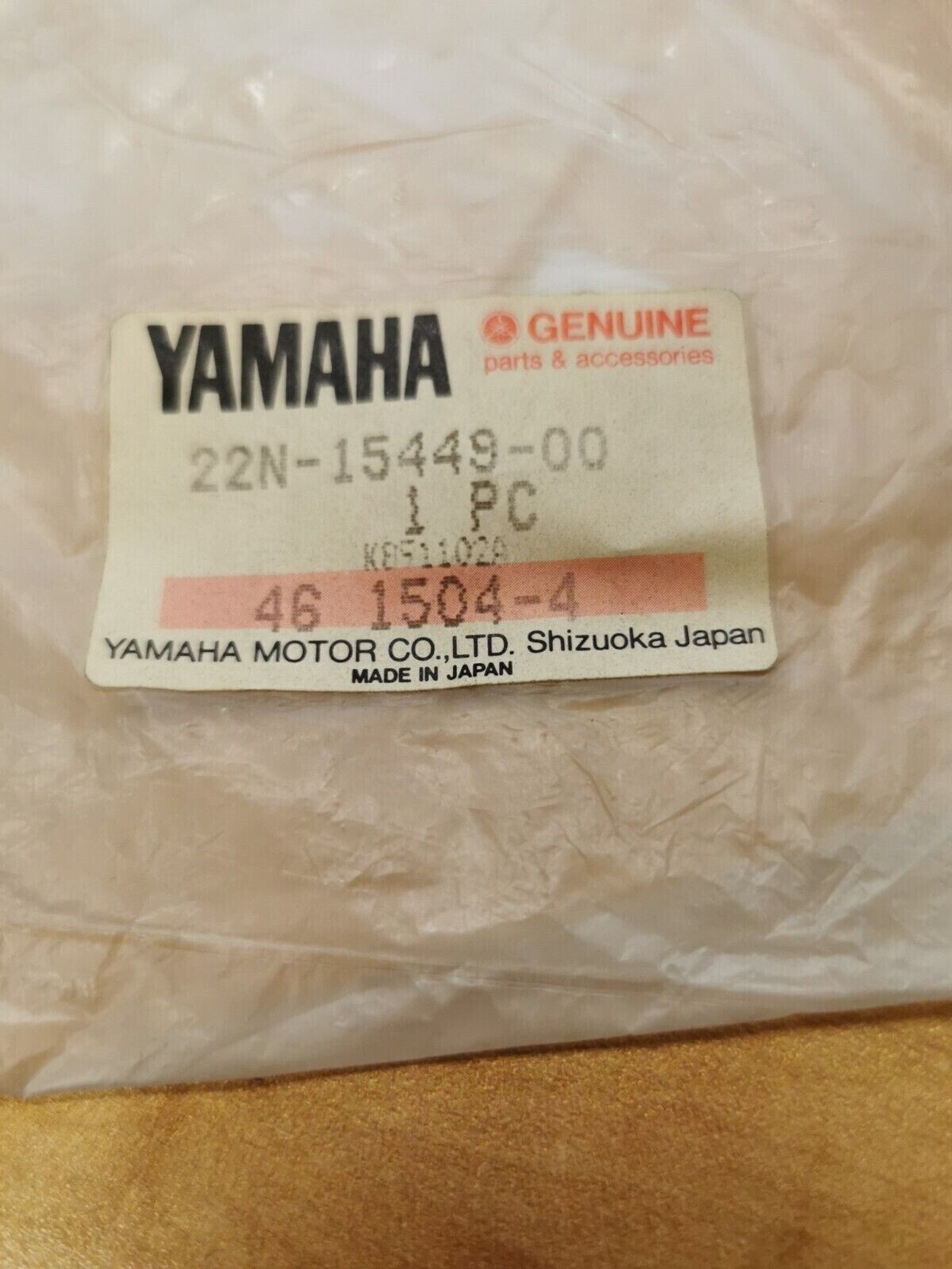 NOS YAMAHA XJ750 XJ900 1983 - 1992  RING RUBBER 22N-15449-00  Y43