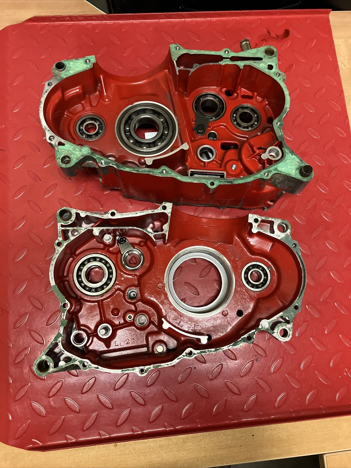 Honda XL600R 1986 Left right crankcase 1987