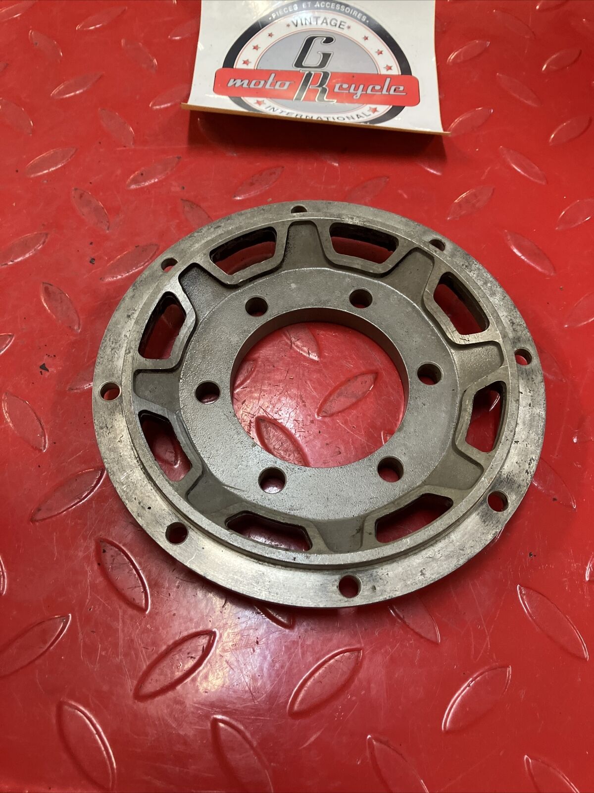 Yamaha RD400 1977 brake disk rotor bracket holder 1976 1978 2