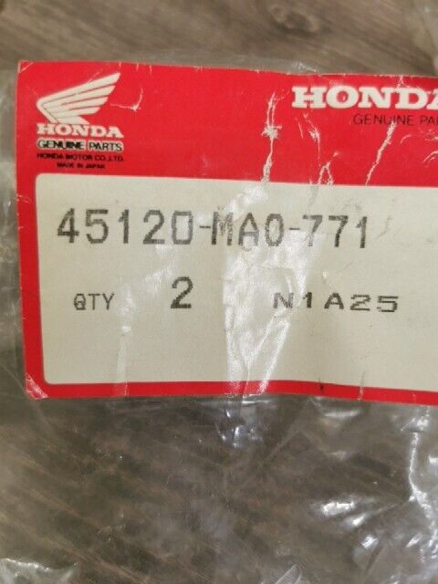 NOS HONDA CR250R CR450R XR250R  SHOE FRONT KIT BRAKE MCA QTY2 45120-MA0-771 H74