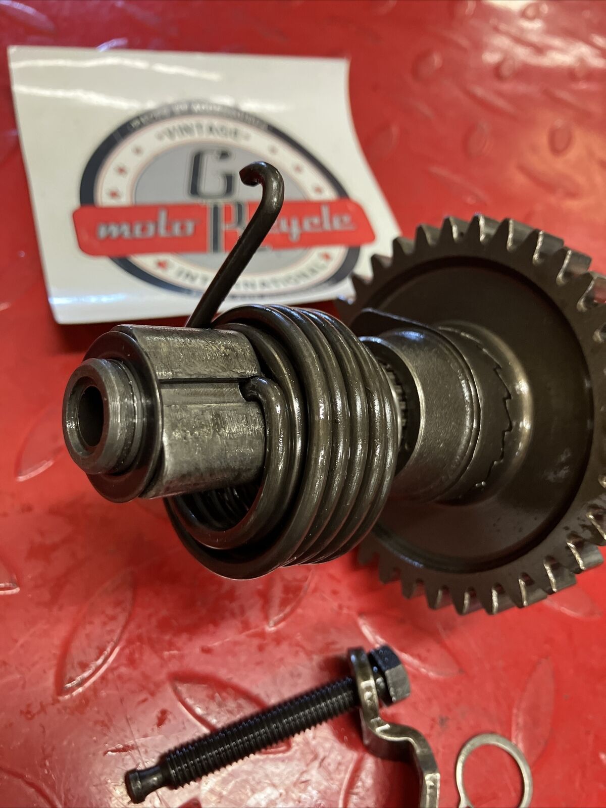 Honda XL250R 1982 Kickstarter kick starter shaft gear spindle stopper 1983