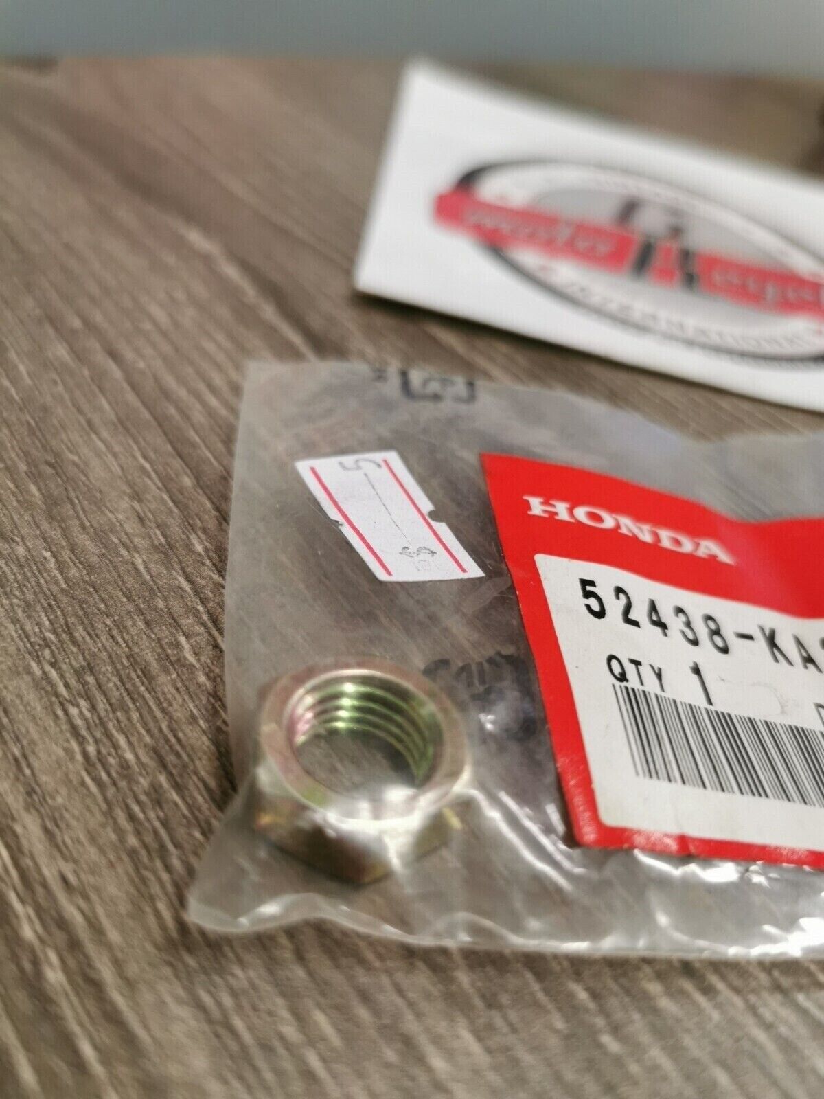 NOS HONDA CR125R HEX NUT 52438-KA3-731 H51