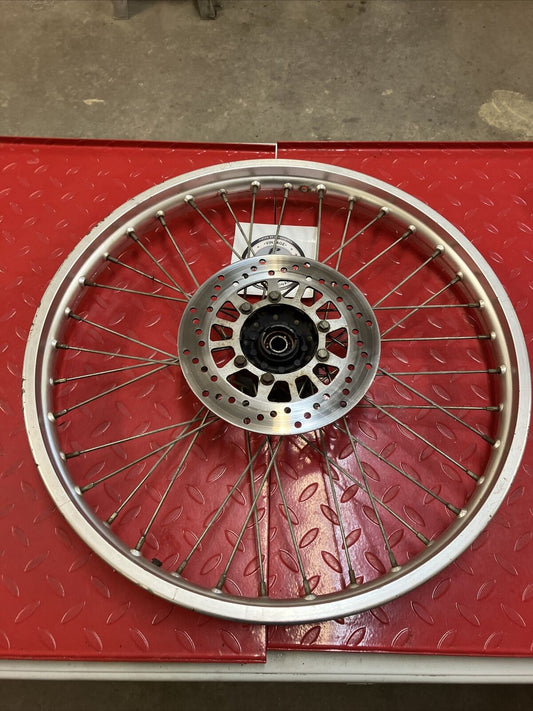 Yamaha DT200 1984 front wheel hub spoke rim disk