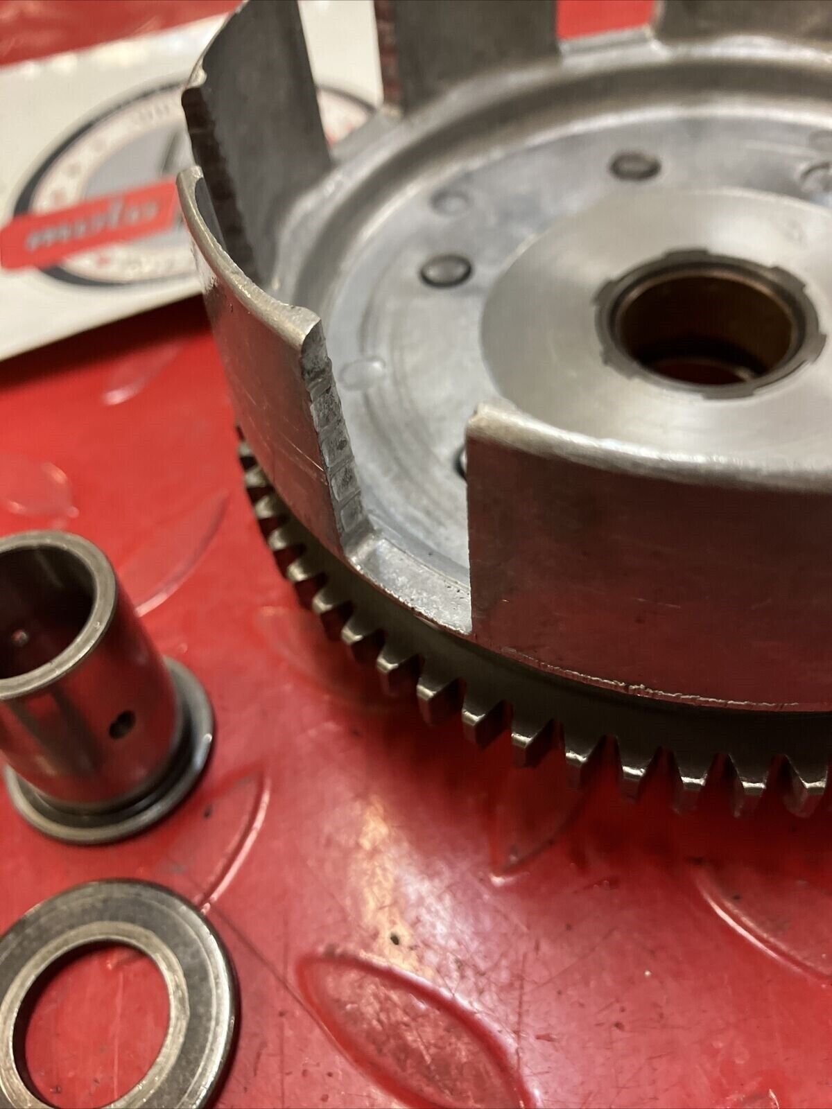 Honda CR80R 1990 clutch basket hub  22100-GC4-600