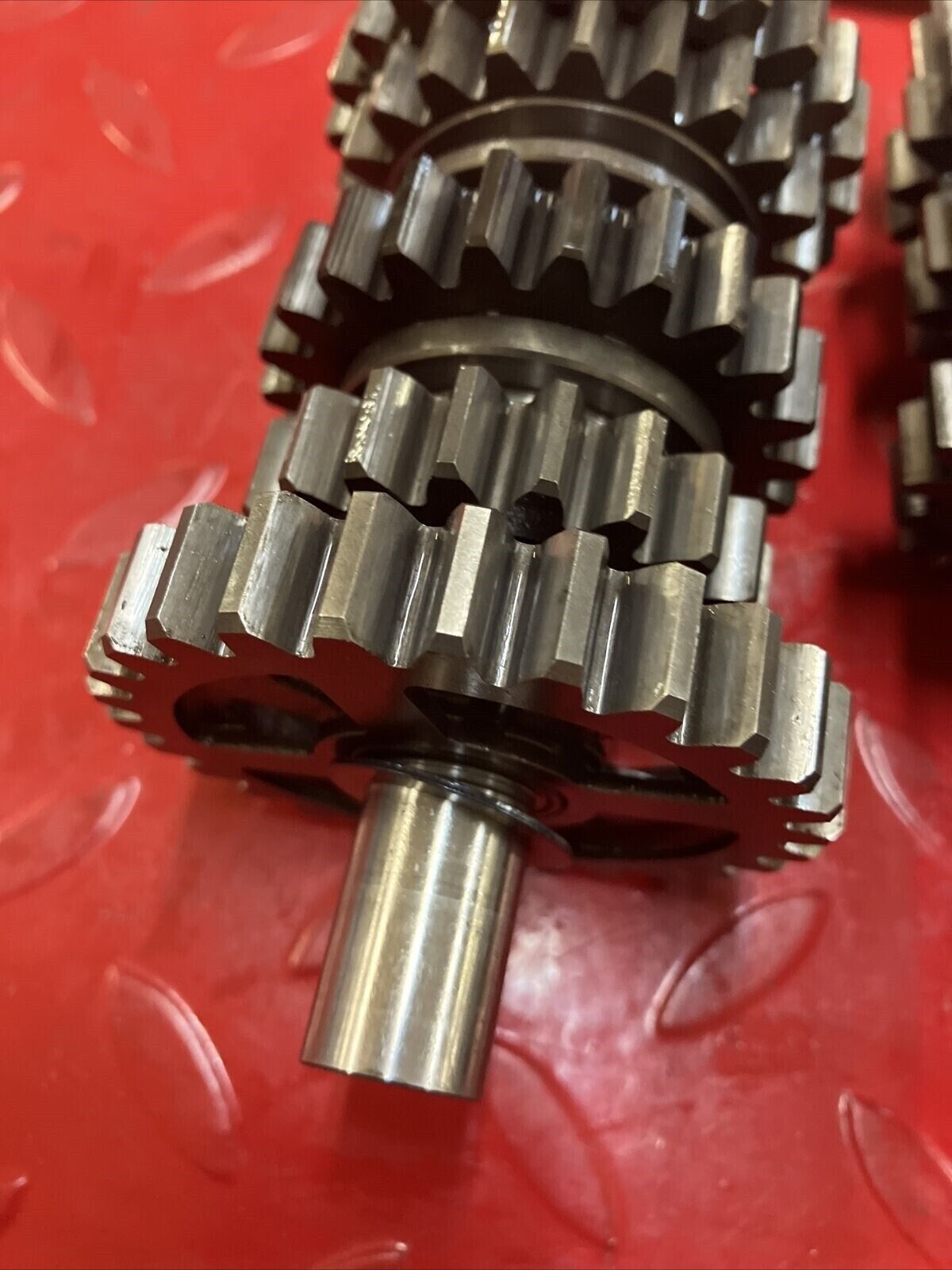 Honda CR250R 1986 transmission mainshaft countershaft main counter shaft gear 3