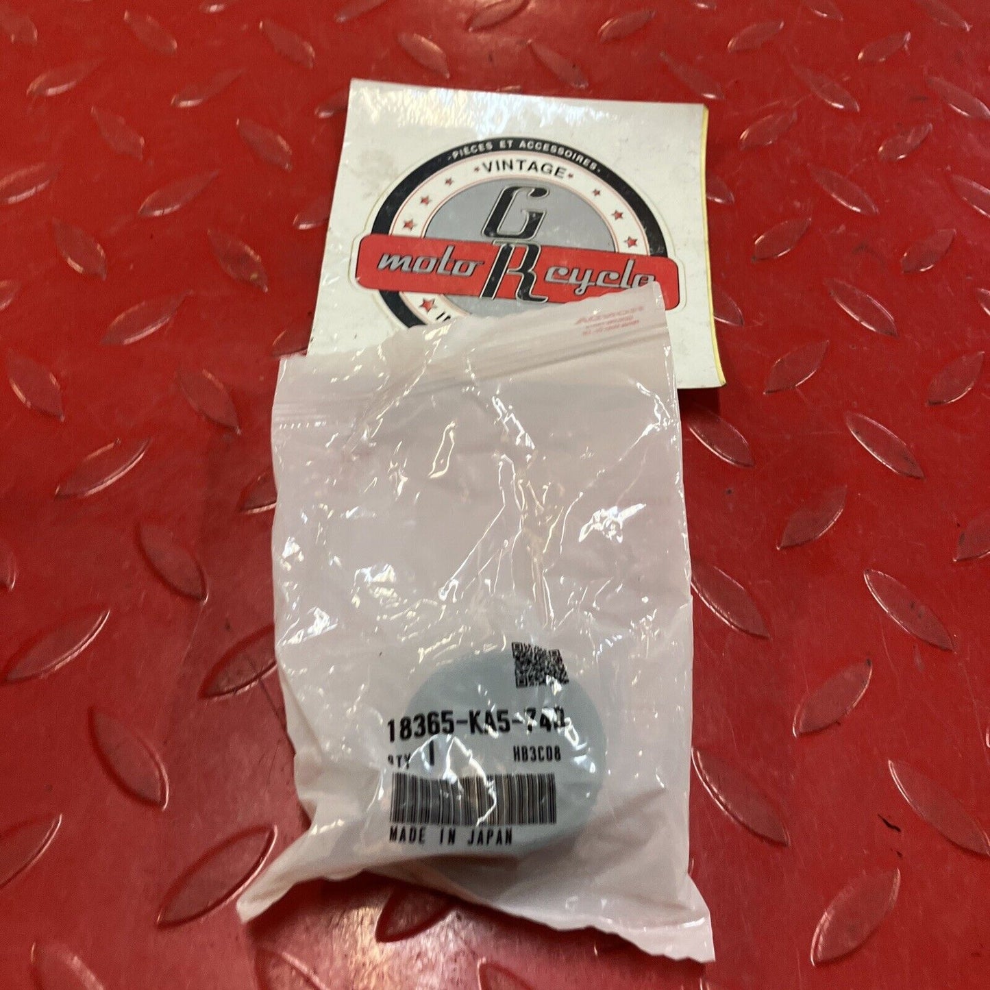 NEW Honda CR500R 84 1987-2001 EXHAUST PIPE RUBBER SEAL GASKET 18365-KA5-740 H99