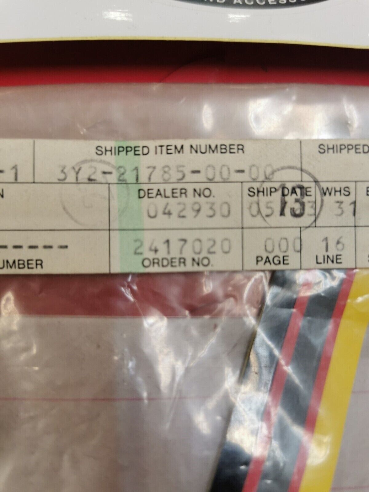 NOS YAMAHA XT200 1983 EMBLEM 5 DECAL 3Y2-21785-00-00 Y28