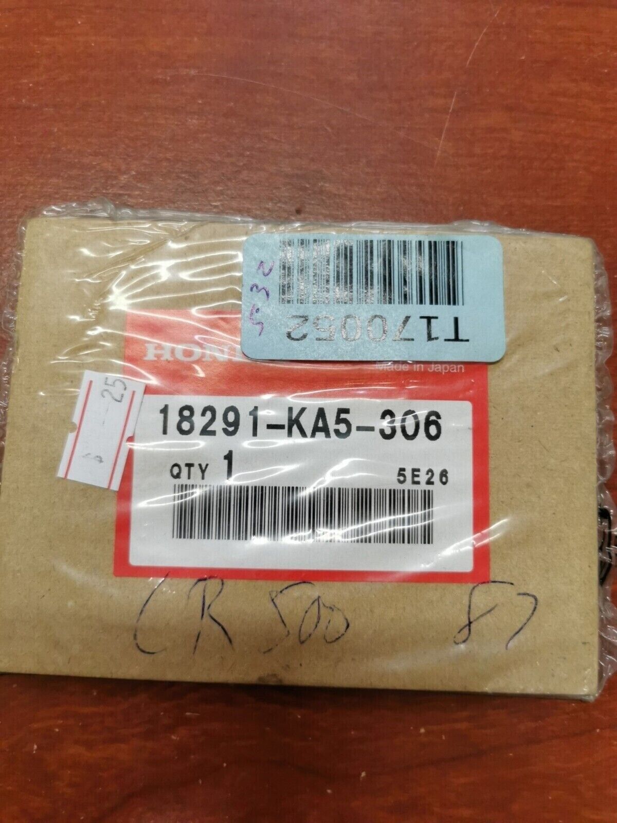 NOS Honda 1985 - 1991 CR500R EXHAUST FLANGE GASKET 18291-KA5-306 H67