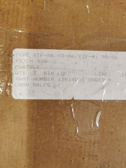 NOS DRIVE SYSTEMS YZF600 1998 - 2006 REAR SPROCKET 49T 13814D51 J59