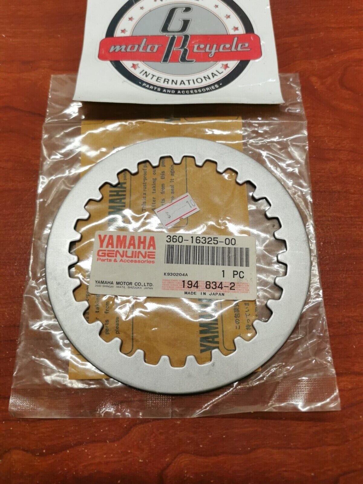 NOS Yamaha YFM660 WR400 XT600 SR500 TT600 CLUTCH PLATE 360-16325-00-00 Y97