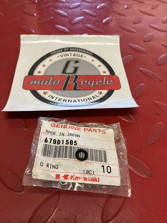 NOS KAWASAKI O-RING 670D1505 K12