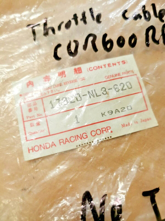 NOS HONDA  CBR600RR THROTTLE CABLE  17920-NL3-620  H22