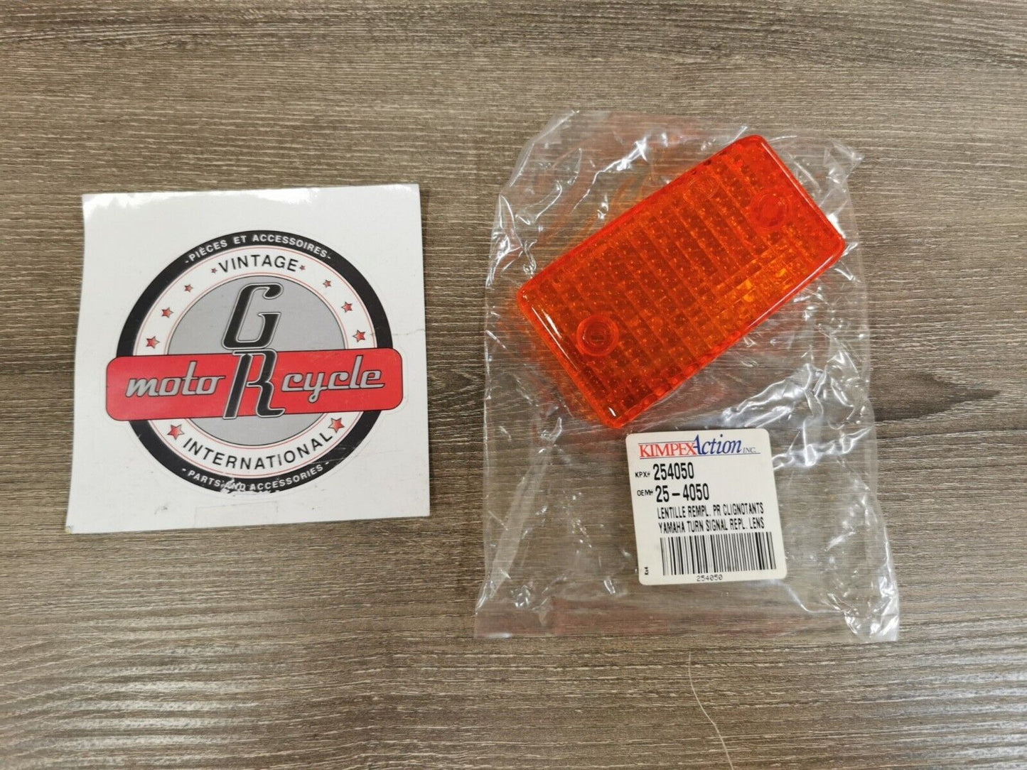 NOS KIMPEX YAMAHA FJ1100 FJ600 Turn Signal Replacement Lens   Amber 25-4050 J27