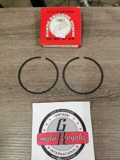 NOS HONDA CR450R 1981 RING SET PISTON 130A2-KA5-003 H74