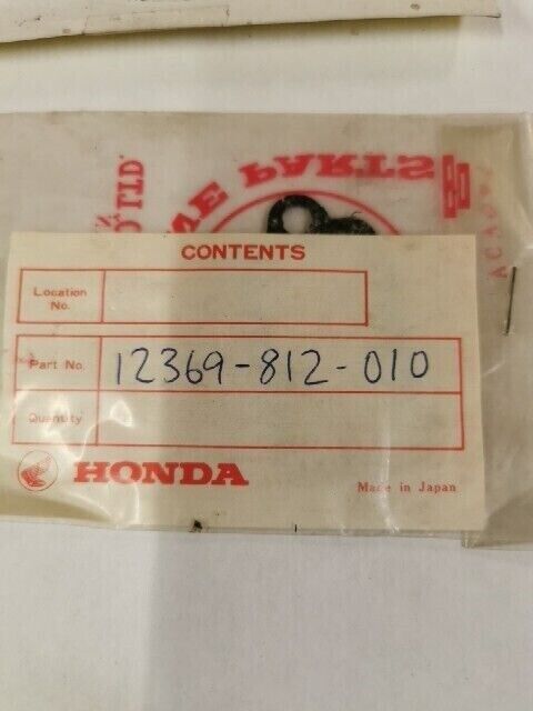 NOS HONDA EM400 ER400 PACKING TAPPET GASKET 12369-812-010 H100
