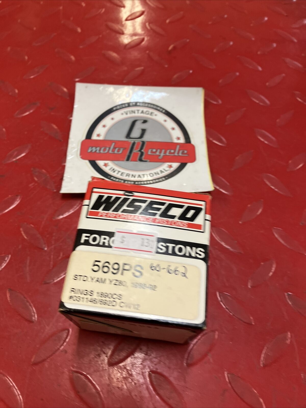 NOS Wiseco YZ80 1988 1992 PISTON RING / NO PIN & CIRCLIP 569PS 569M04800 48MM J5