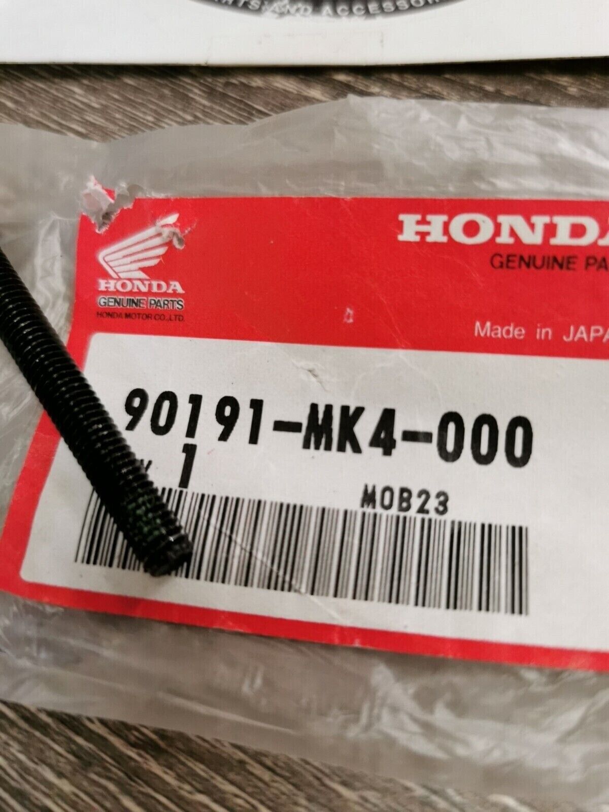 NOS HONDA  SCREW 90191-MK4-000 H54