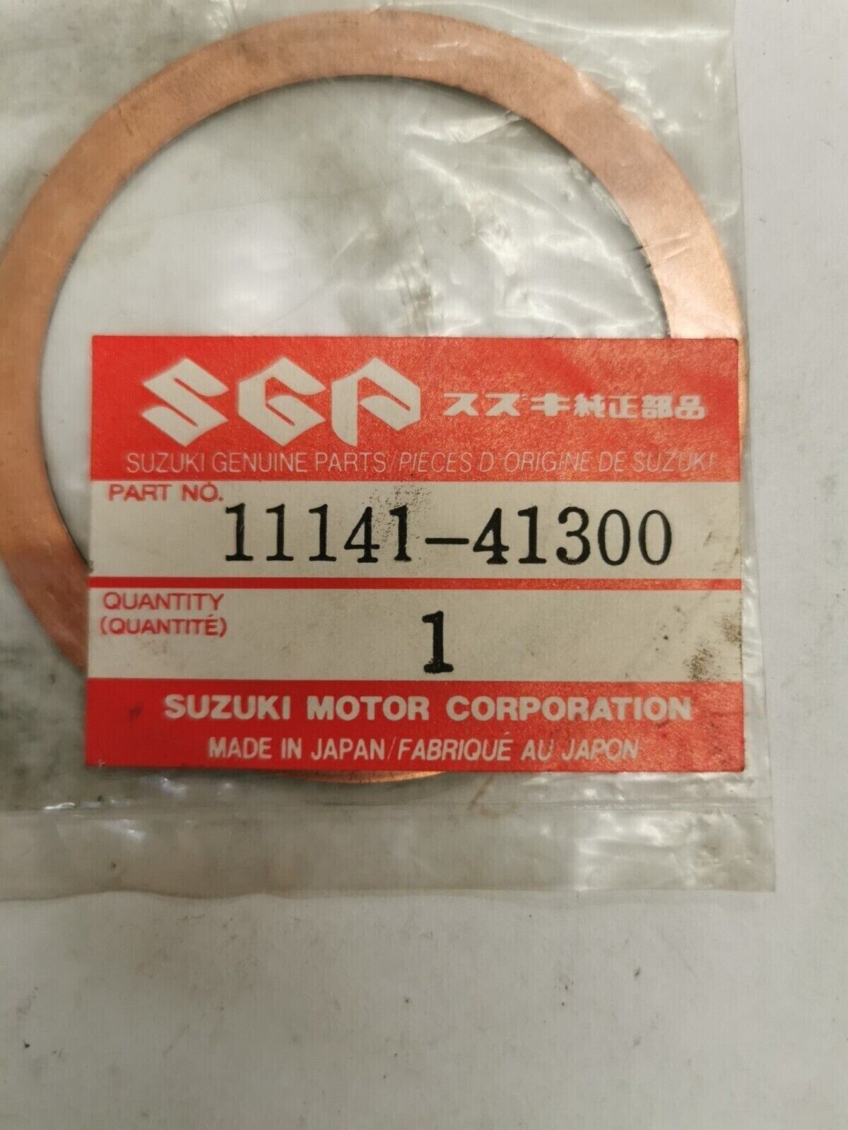 NOS SUZUKI RM125 1978 HEAD GASKET 11141-41300 S26