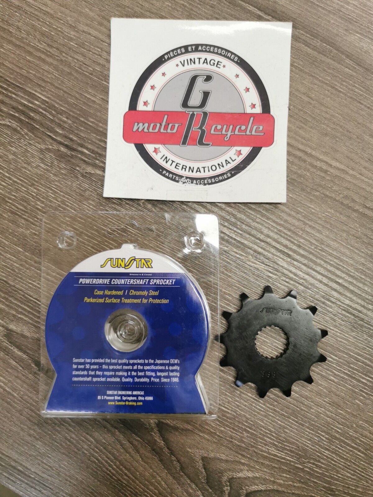 NOS SUNSTAR YAMAHA YZ125 WR250R YZ250F FRONTE SPROCKET 13T 38813 J19