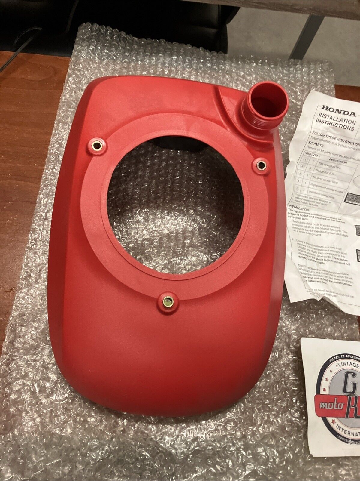 NOS Honda HRR216 HRT216 HRS216 FAN COVER R280 06196-Z0L-J00ZB SUB  H174