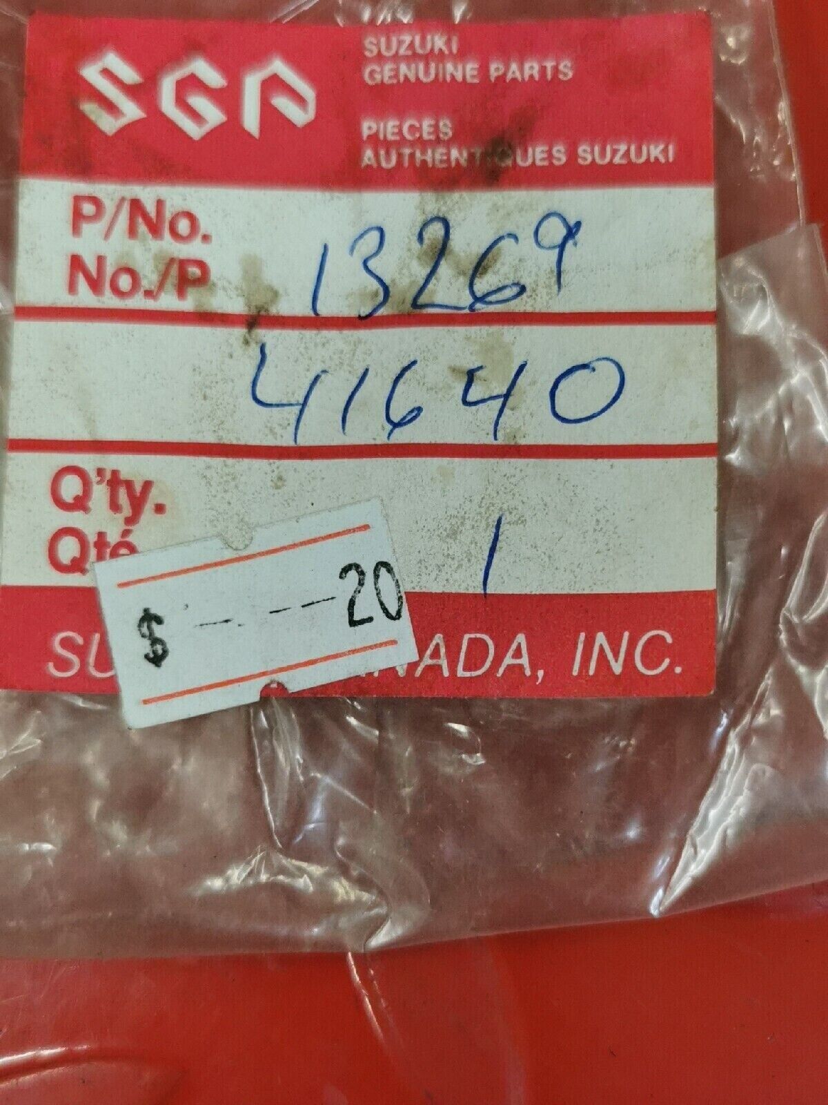 NOS SUZUKI  TS125 TS100  1978 - 1979  PILOT AIR SCREW 13269-41640  S12