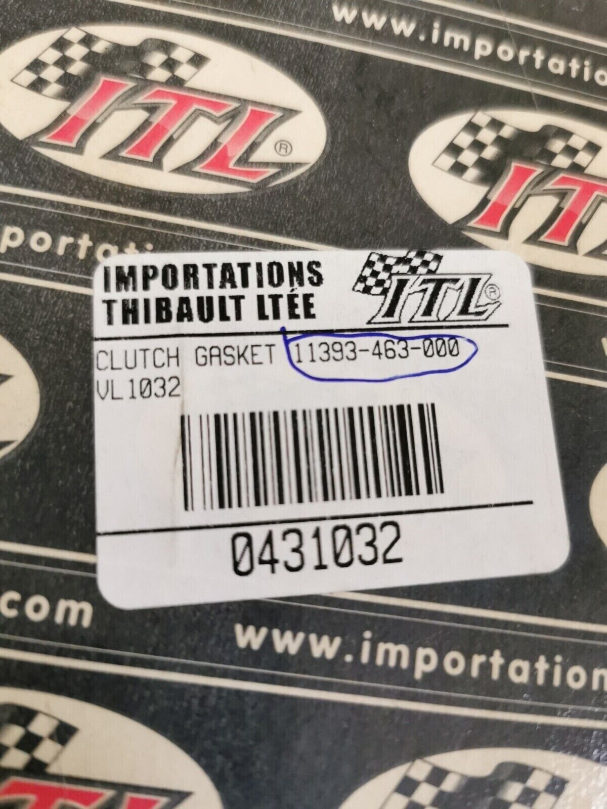 NOS ITL GL1100 CLUTCH GASKET 11393-463-000 VL- 1032 J45