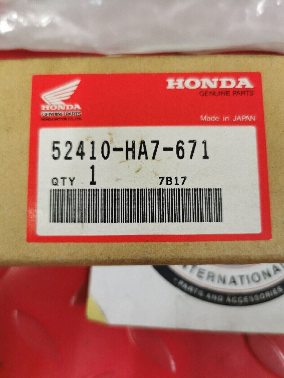 NOS HONDA TRX350 TRX350D 1986 - 1989 SHOCK ABSORBER  RR  52410-HA7-671  H39