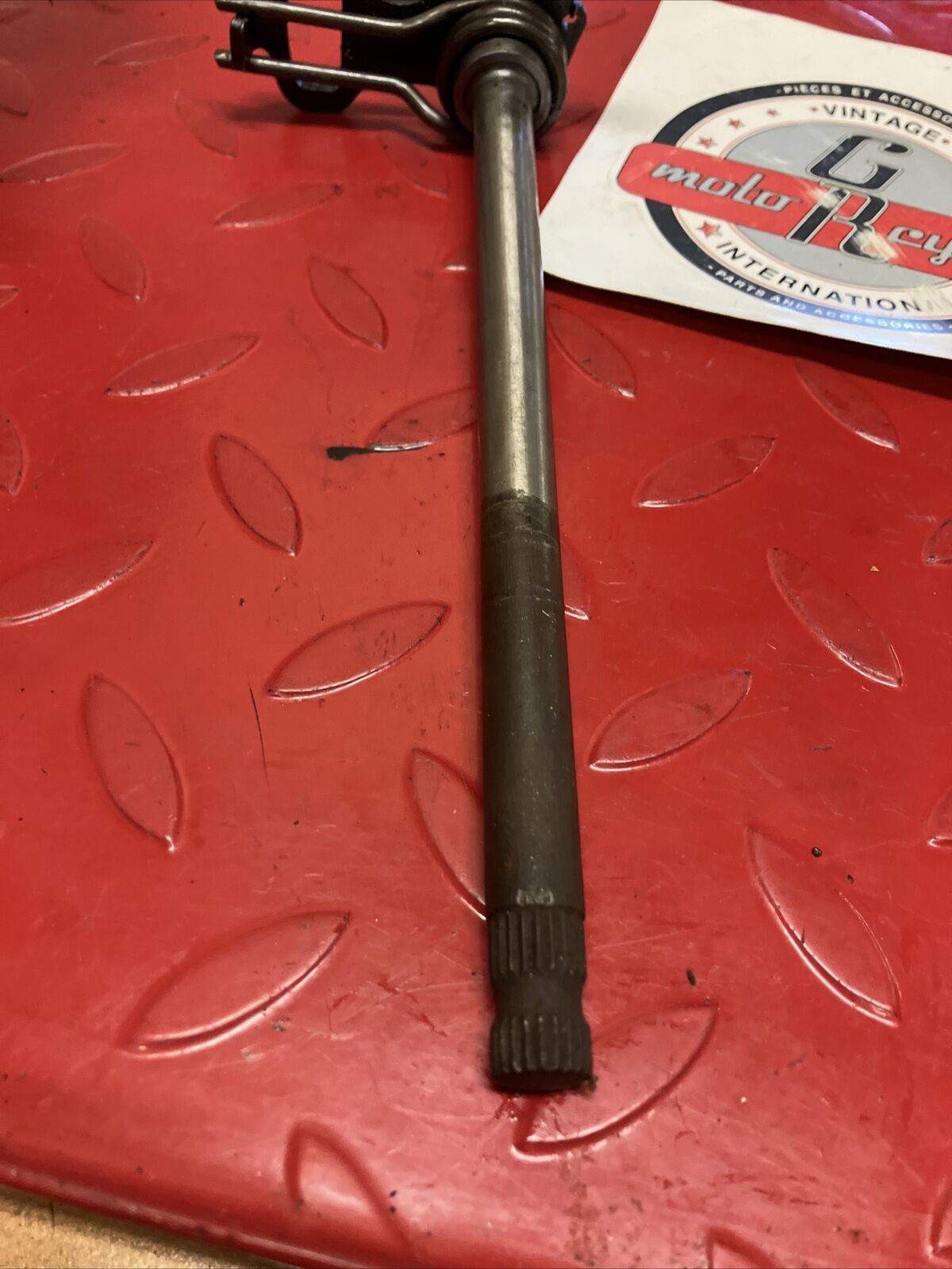 Suzuki RV90 1973 transmission gearshift gear shift shaft spindle