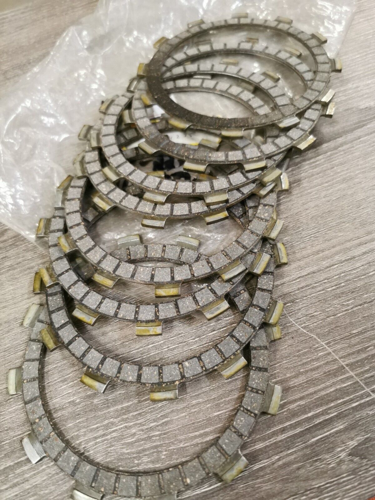 NOS Yamaha FZR400  FZR400S FZ400 Clutch Plate QTY 8   39-1235 J25