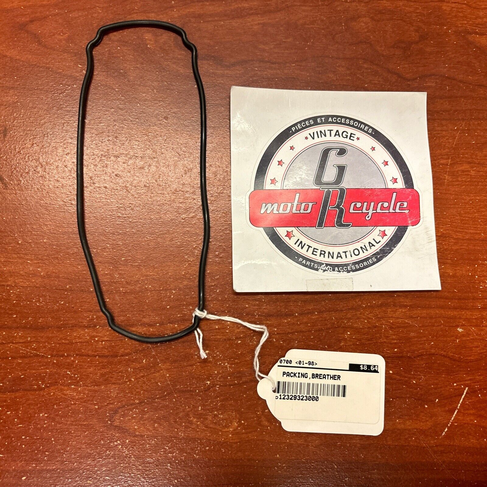 NOS Honda CB500 CB550 BREATHER PACKING 12329-323-000 H148
