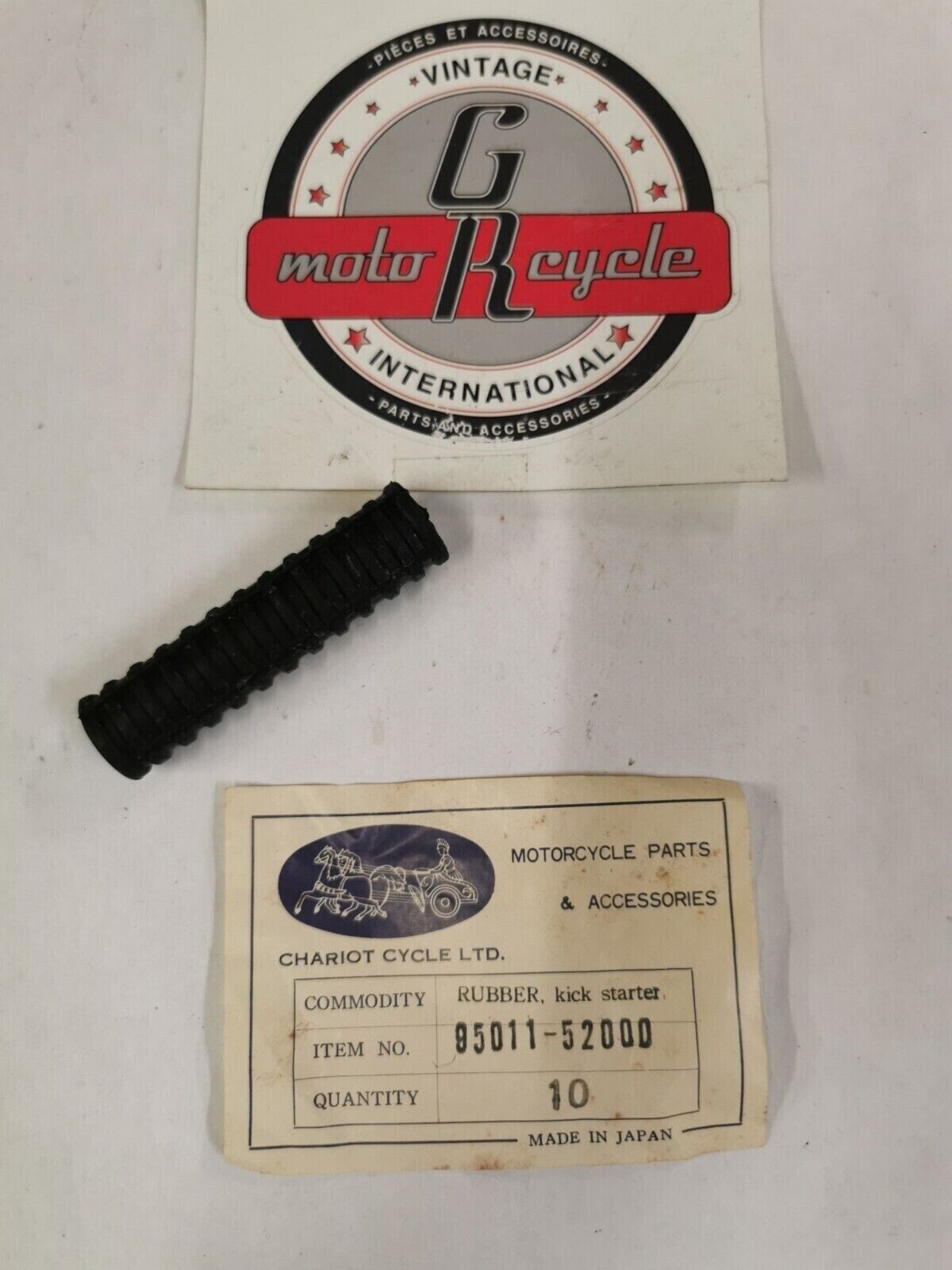 NOS CHARIOT CYCLE HONDA CL450 CB550  CB450 RUBBER KICK STARTER 95011-52000 J23