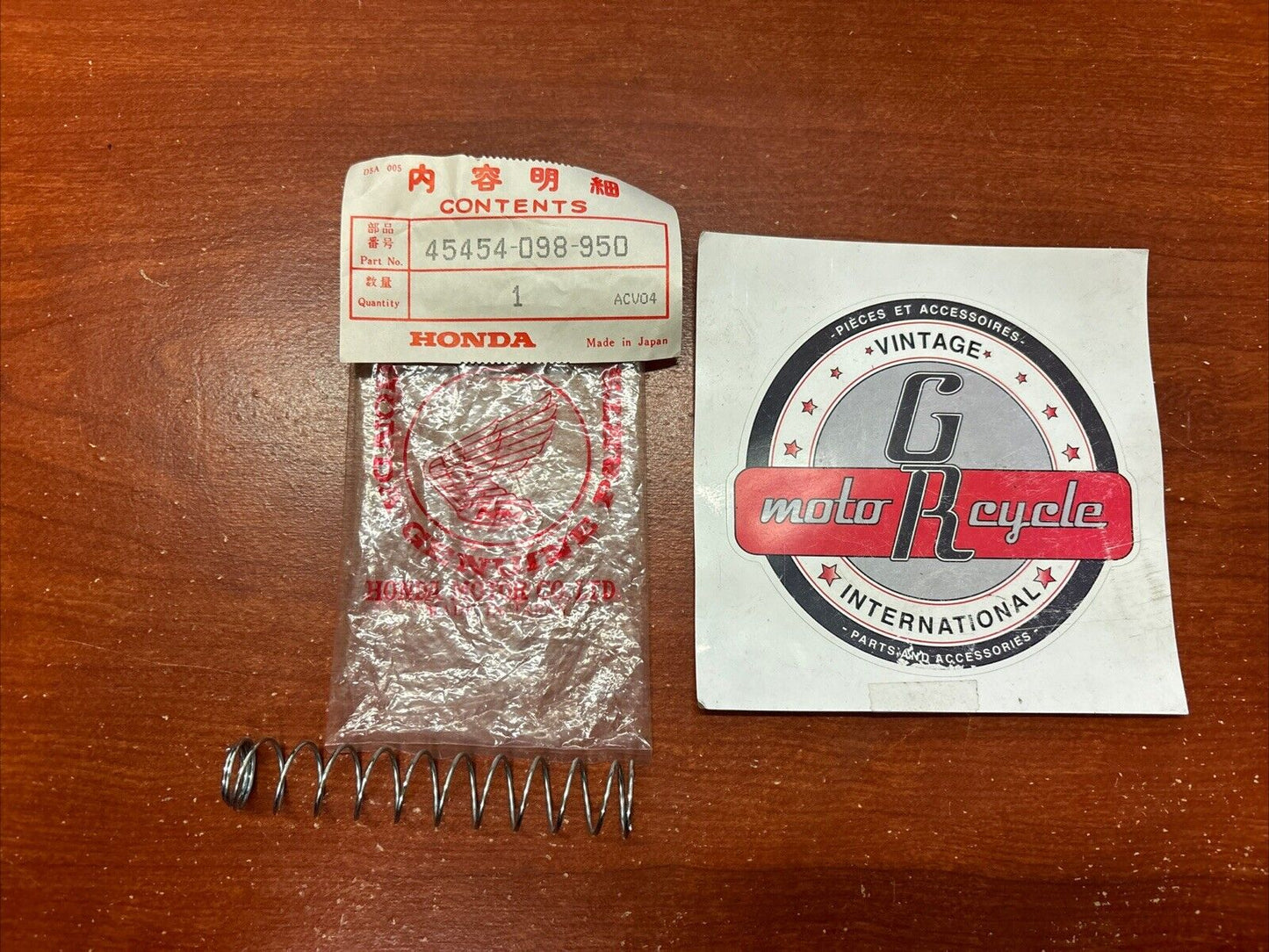 NOS Honda 1974 - 1976 CT70 1975 1976 XL70 BRAKE CABLE SPRING 45454-098-950 H145