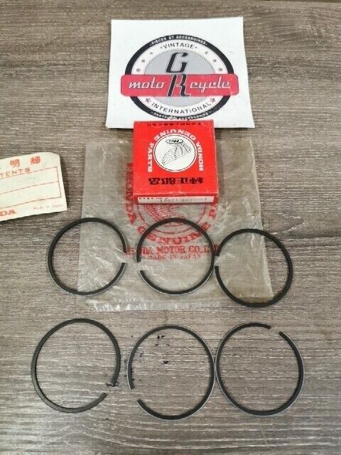 NOS HONDA CB175 1969 1971 RING SET PISTON 13051-302-004 SUB BY 13052-235-000 H77