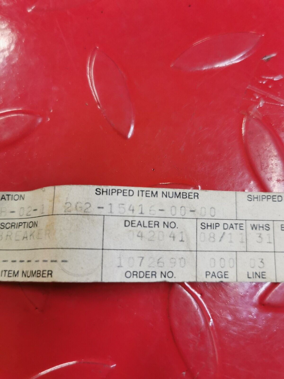 NOS Yamaha XS750 XS850 COVER OIL PUMP 2G2-15416-00-00 Y25