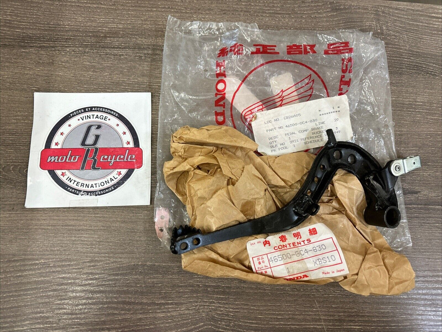 NOS Honda 1985 - 1991 1994 CR80R BRAKE PEDAL 46500-GC4-830 H115
