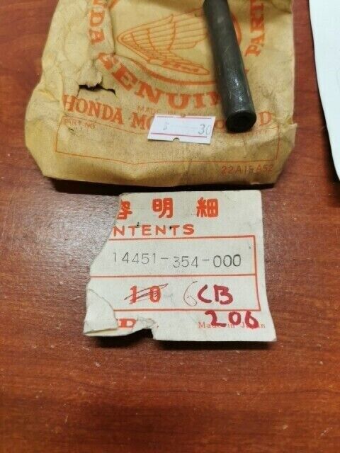 NOS Honda CB200 CL200 VALVE ROCKER ARM SHAFT 14451-354-000 H97