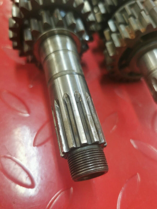 Honda CR250R 1986 transmission mainshaft countershaft main counter shaft gear