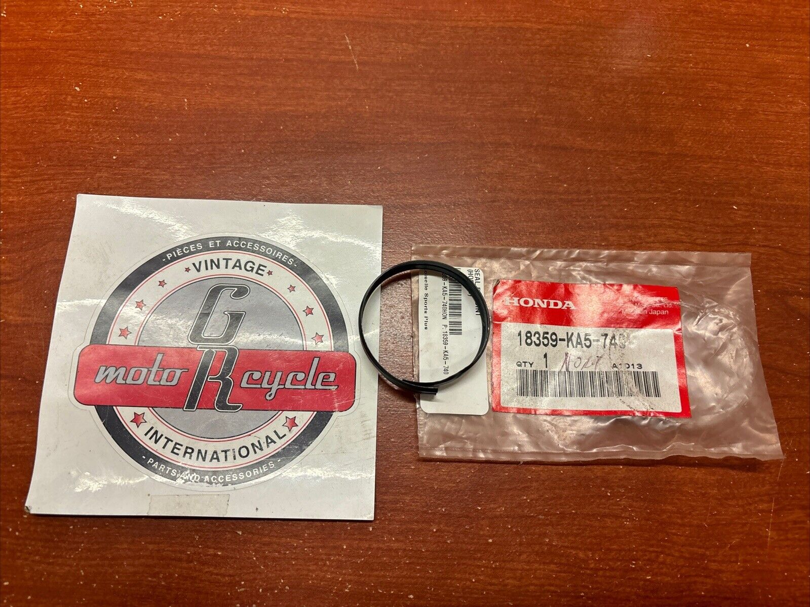 NOS Honda 1984 CR500R EXHAUST JOINT SEAL 18359-KA5-740 H171