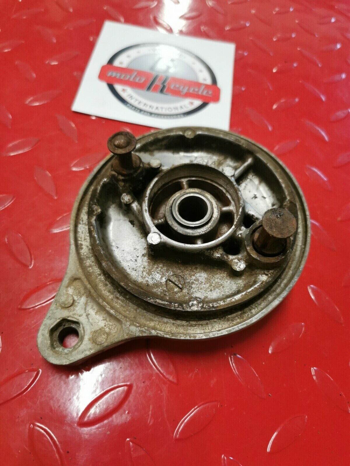 Honda ST90 1973 rear brake panel plate drum hub cover 1974 1975