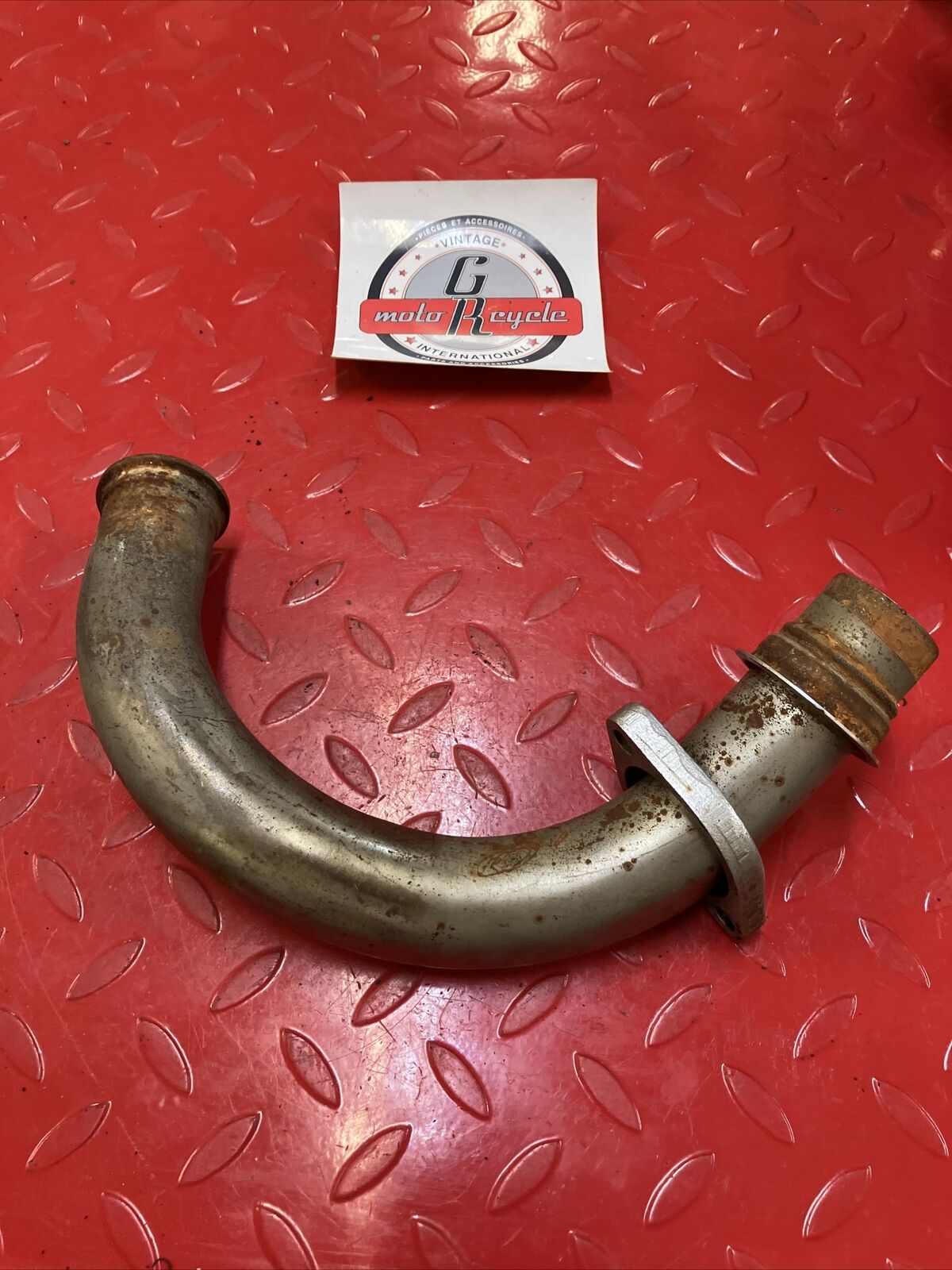 Yamaha RD400 1977 right exhaust pipe header 1976 1978 3