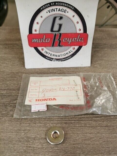 NOS HONDA CB125B 1980 WASHER 6X20 90401-373-770  H74
