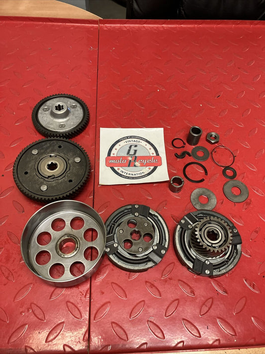Yamaha LB50 1975 1F1 Chappy 50 clutch assembly carrier primary gear drive driven