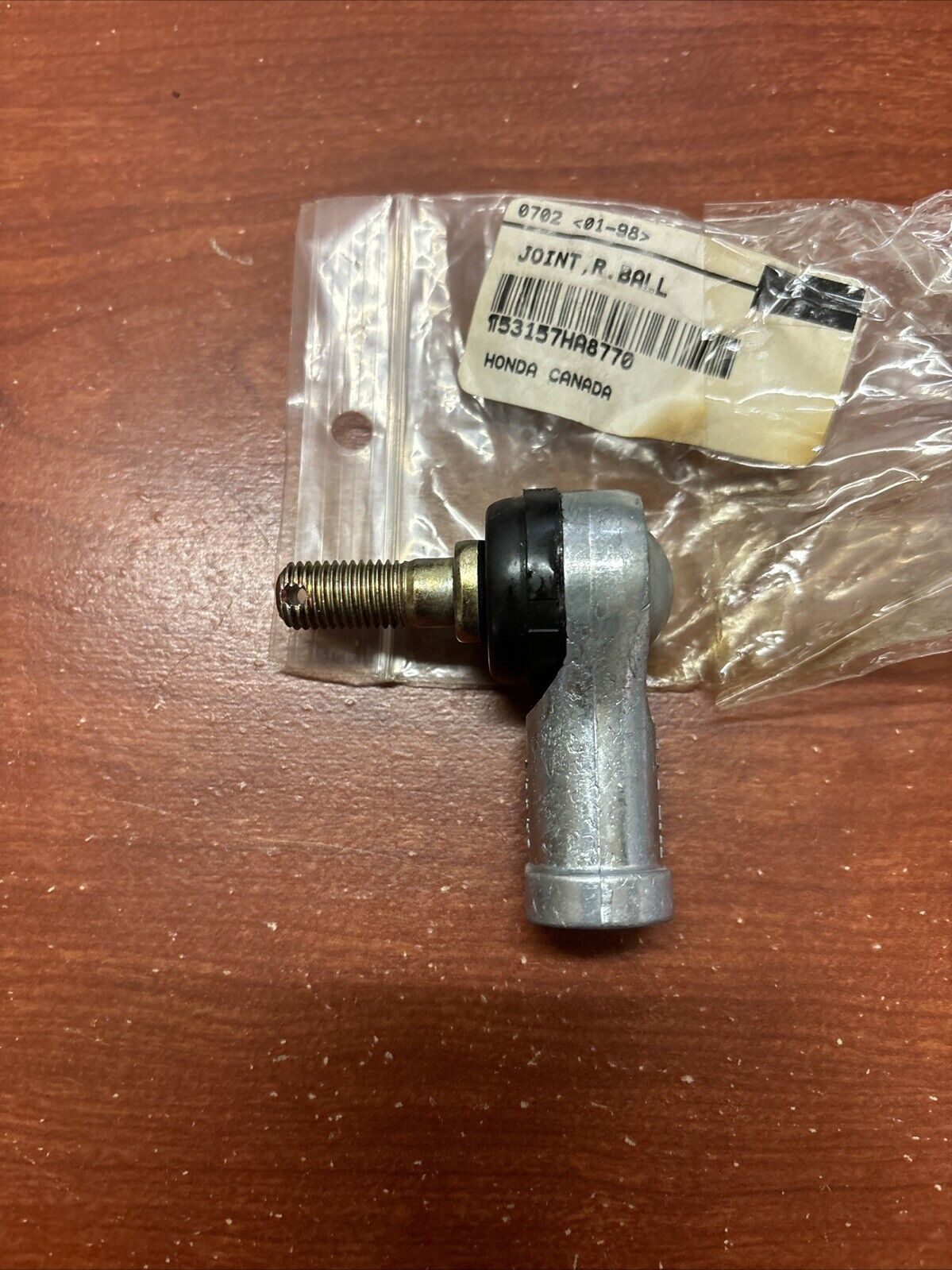 NOS Honda 1987 TRX250 JOINT BALL RIGHT HAND THREAD 53157-HA8-770 H145